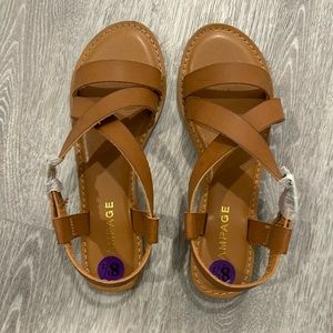 Rampage sandals-tan